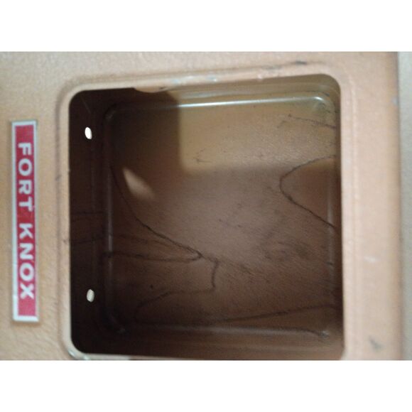 Fort Knox 60s Toy Safe Combo Coin Bank - Picture 5 of 9